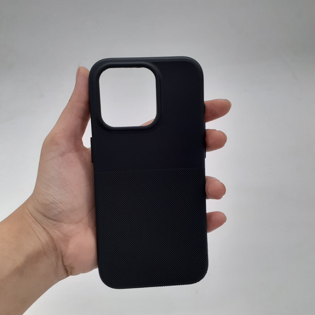 iPhone 15 Pro Premium Silicone Back Cover – Slim Shock Absorbing TPU Case with Raised Camera and Screen Guard