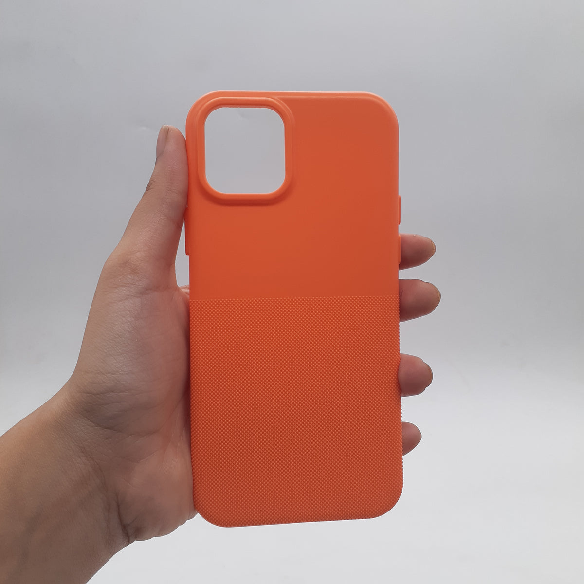 iPhone 12 Soft Silicone Protective Back Cover – Slim Shockproof TPU Case with Anti-Slip Grip & Raised Screen Edges