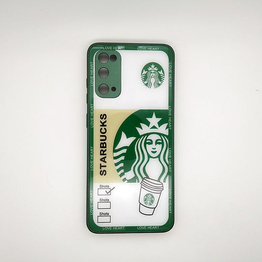 S20 Starbucks Series High Quality Perfect Cover Full Lens Protective Transparent TPU Case For Samsung S20