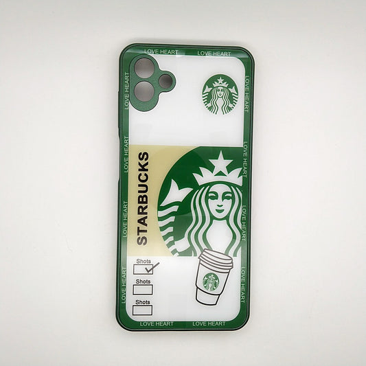 Starbucks Full Camera Lens Protective Hard Shel PC Case For Samsung A04