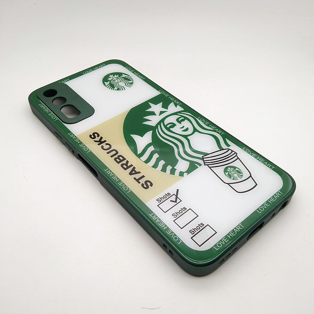 Y20 Starbucks Series High Quality Perfect Cover Full Lens Protective Transparent TPU Case For Vivo Y20