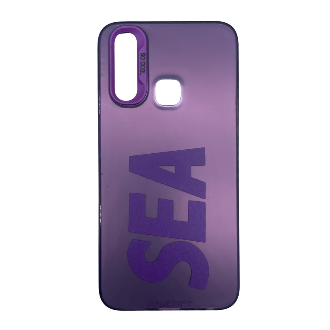 Vivo Y12 Hard PC case SEA Design Luxury back cover
