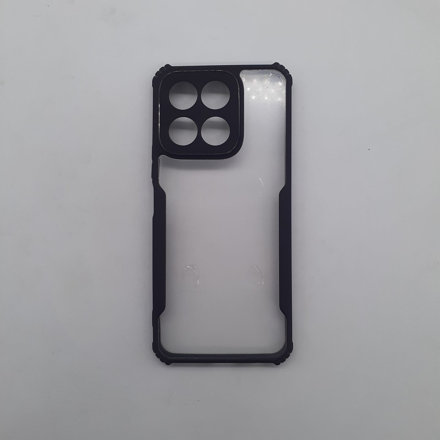 HONOR X5b Shockproof Edge Reinforced TPU Case with Anti-Slip Frosted Grip and Transparent Hybrid Protection Cover