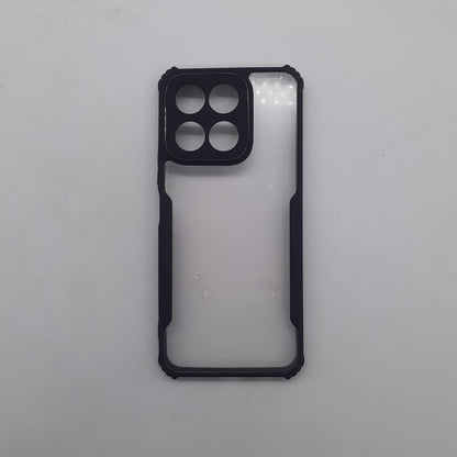 HONOR X5b Shockproof Edge Reinforced TPU Case with Anti-Slip Frosted Grip and Transparent Hybrid Protection Cover