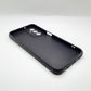 Samsung A14 Carbon Fiber texture Hard Rubber armour back cover shock-porof case