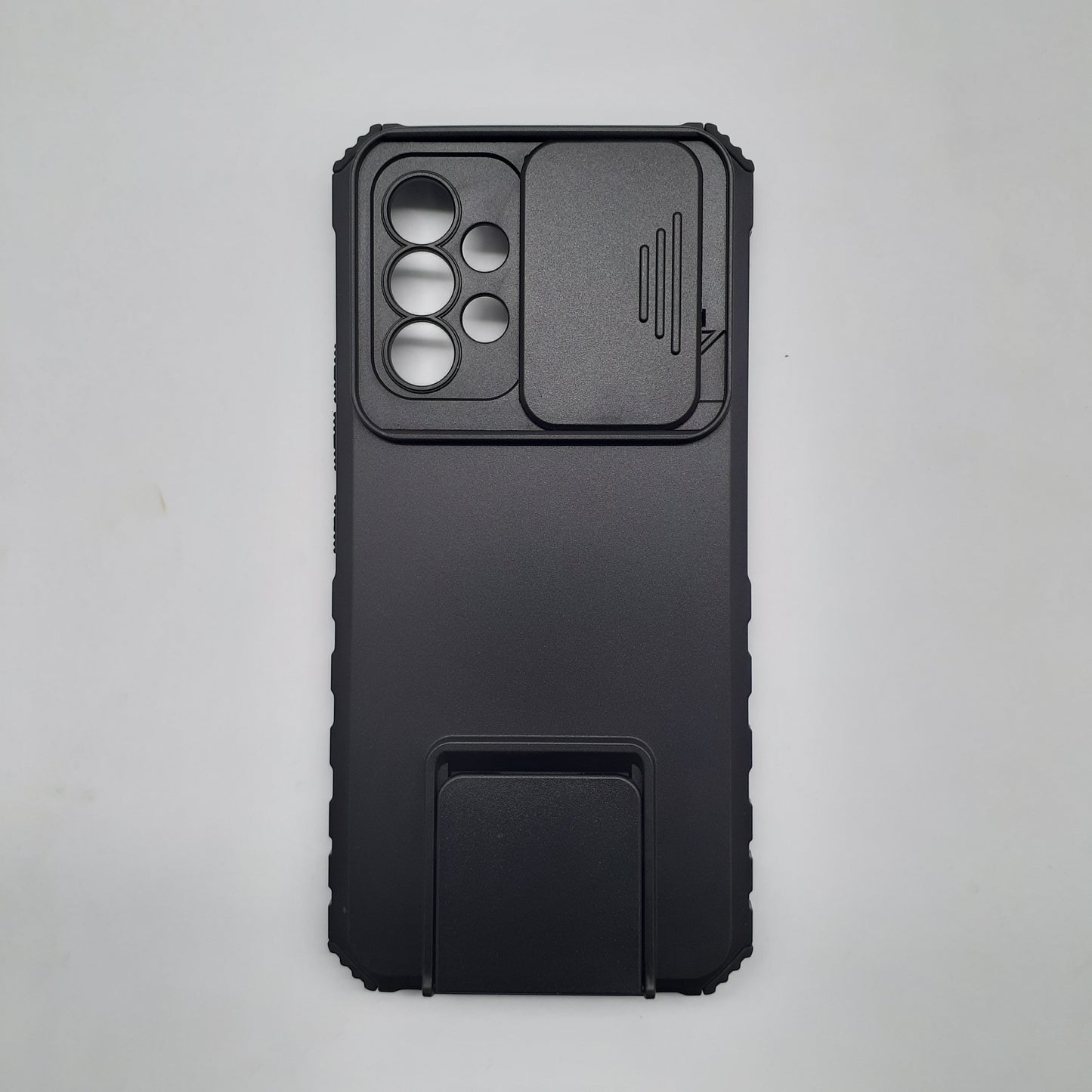 Samsung A53 Heavy Duty Protective Phone Case with Sliding Camera Cover and Integrated Kickstand for Ultimate Viewing and Privacy