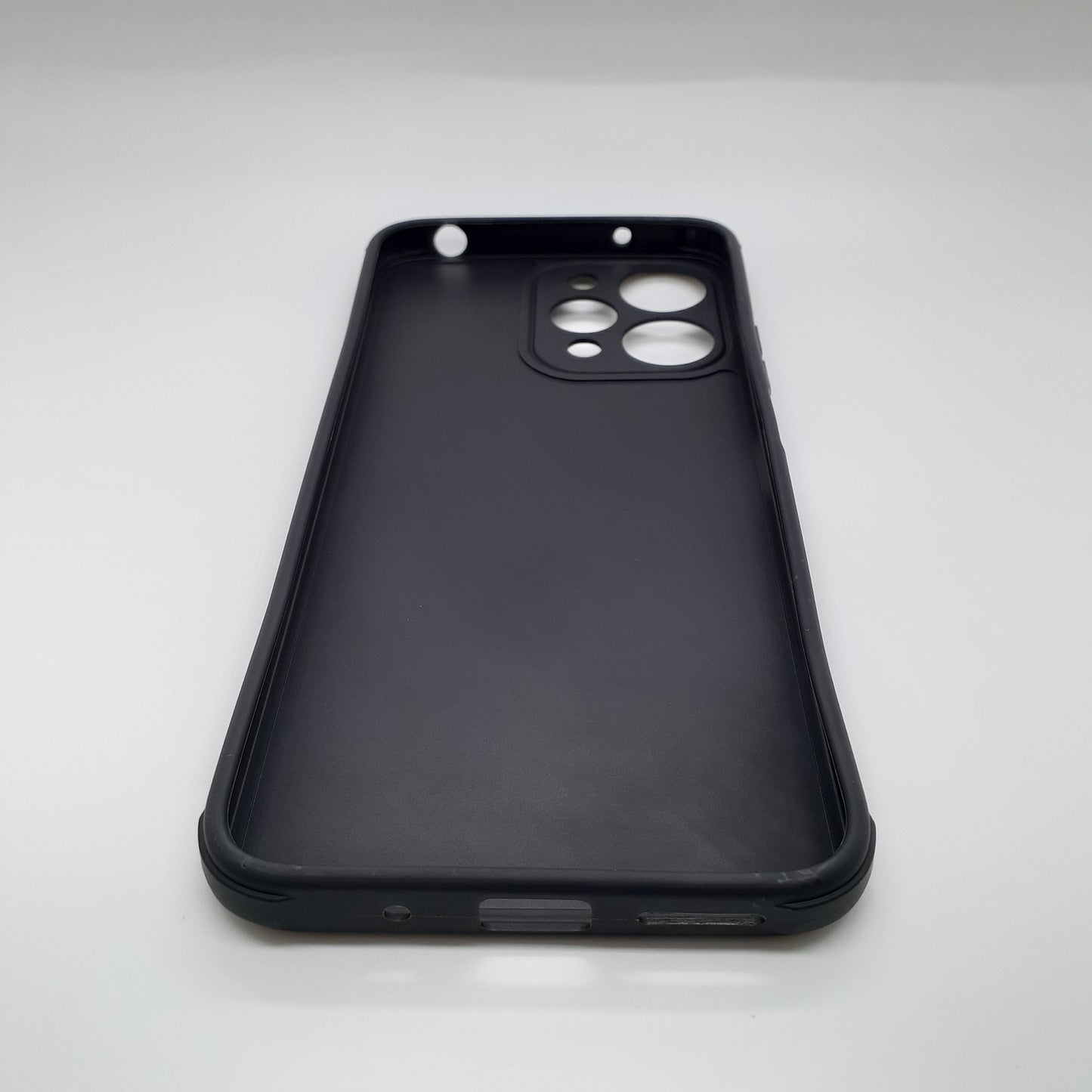 Redmi 12 Carbon Fiber texture Hard Rubber armour back cover shock-porof case