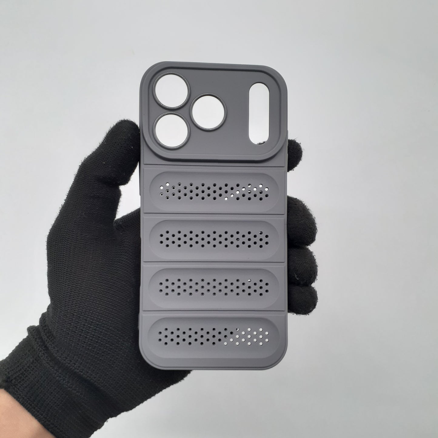 iPhone 17 Pro Heat Dissipation Strong TPU Material Phone Case Drop Protection Shockproof Black