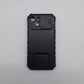 iPhone 13 Heavy Duty Case with Slide Camera Cover Lens Protection and Integrated Kickstand for Hands-Free Viewing