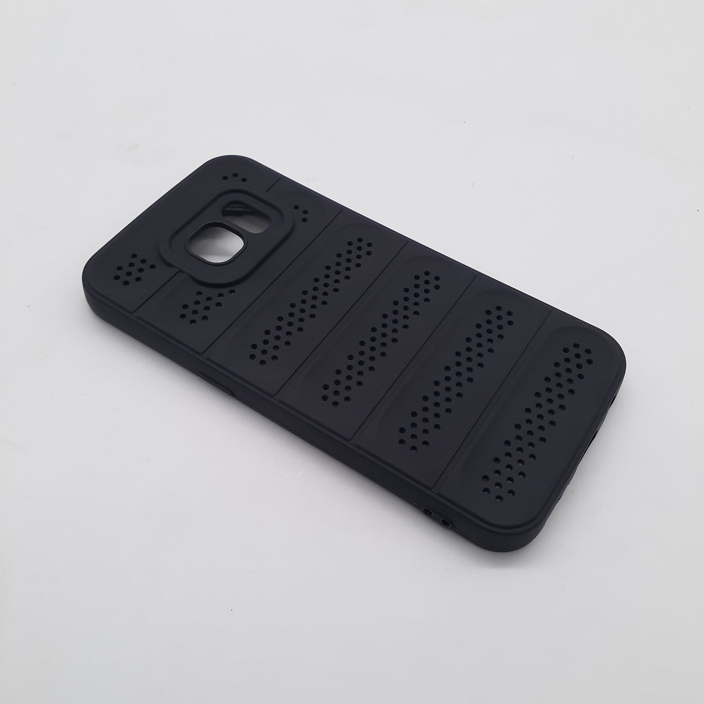 Samsung S7 Phone Case Heat Dissipation Design Strong TPU Material Durable Shockproof Full Protection Cover Black