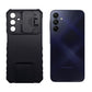 Samsung A15 Heavy Duty Protective Phone Case with Camera Lens Slide Cover and Integrated Kickstand for Hands-Free Viewing