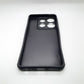 infinix Smart 7 Carbon Fiber texture Hard Rubber armour back cover shock-porof case
