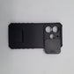 Redmi Note 14 Heavy Duty Protective Phone Case with Sliding Camera Cover and Integrated Built-in Kickstand for Hands-Free Viewing