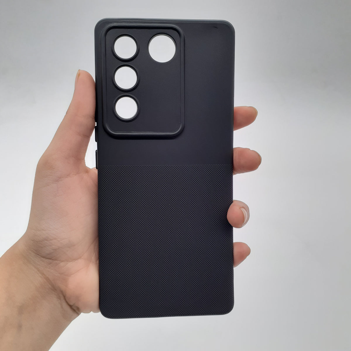 Vivo V27 Premium Silicone Back Case – Slim Shock Resistant TPU Cover with Raised Camera and Screen Guard