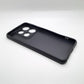 infinix Smart 7 Carbon Fiber texture Hard Rubber armour back cover shock-porof case