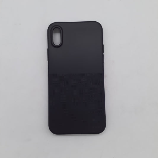 iPhone X Shockproof Soft Silicone TPU Back Cover – Slim Anti-Slip Protective Case with Raised Camera & Screen Edges