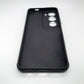 Vivo Y19s Carbon Fiber texture Hard Rubber armour back cover shock-porof case