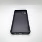 Realme C11 Carbon Fiber texture Hard Rubber armour back cover shock-porof case