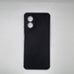 OPPO A18 Carbon Fiber texture Hard Rubber armour back cover shock-porof case