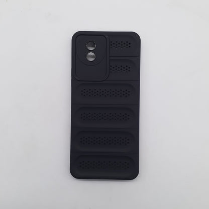 Vivo Y02 Heat Dissipation Design Strong TPU Material Slim Phone Case Carbon Fiber Brushed Anti-scratch TPU Back Cover