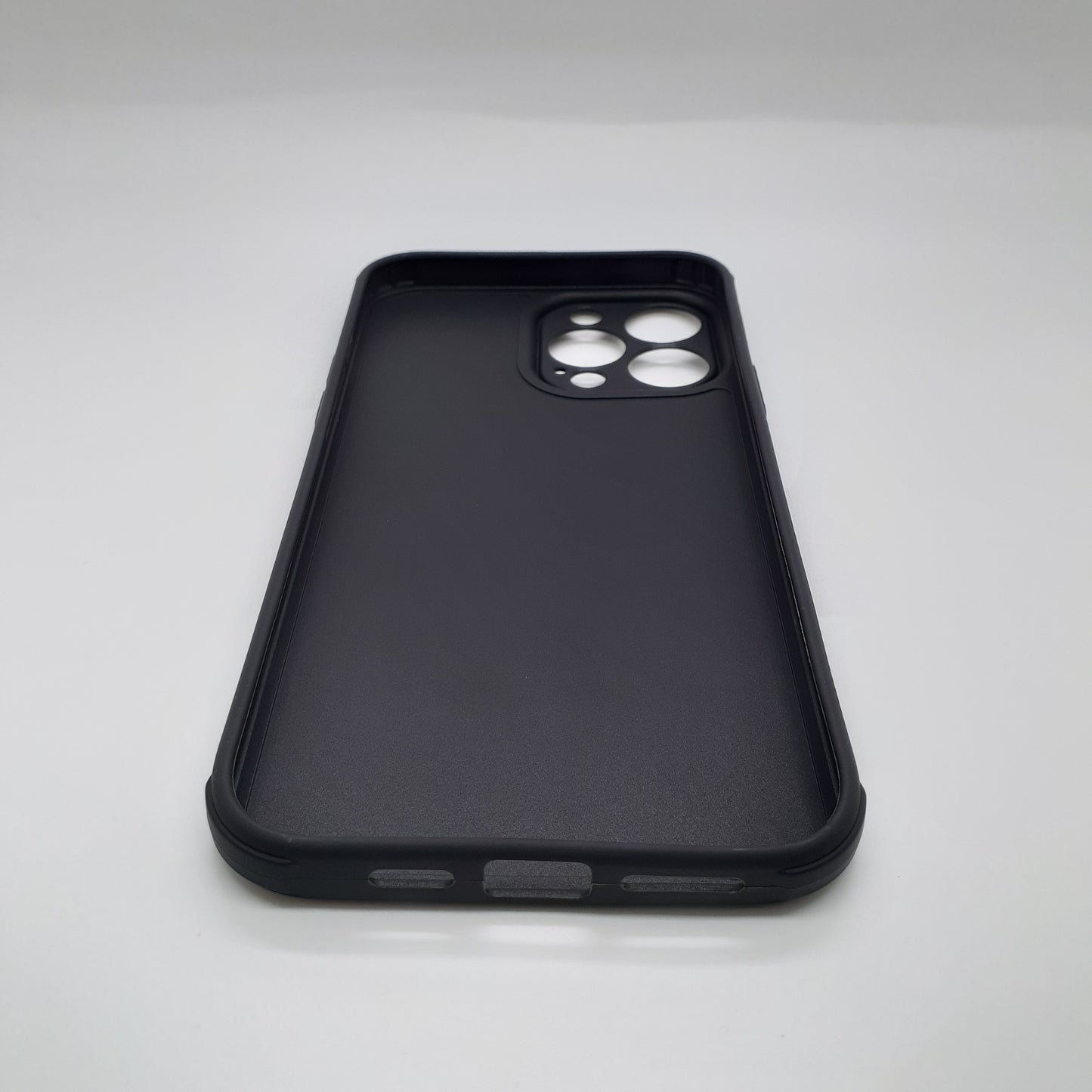 iPhone 13 Pro Max Carbon Fiber texture Hard Rubber armour back cover shock-porof case