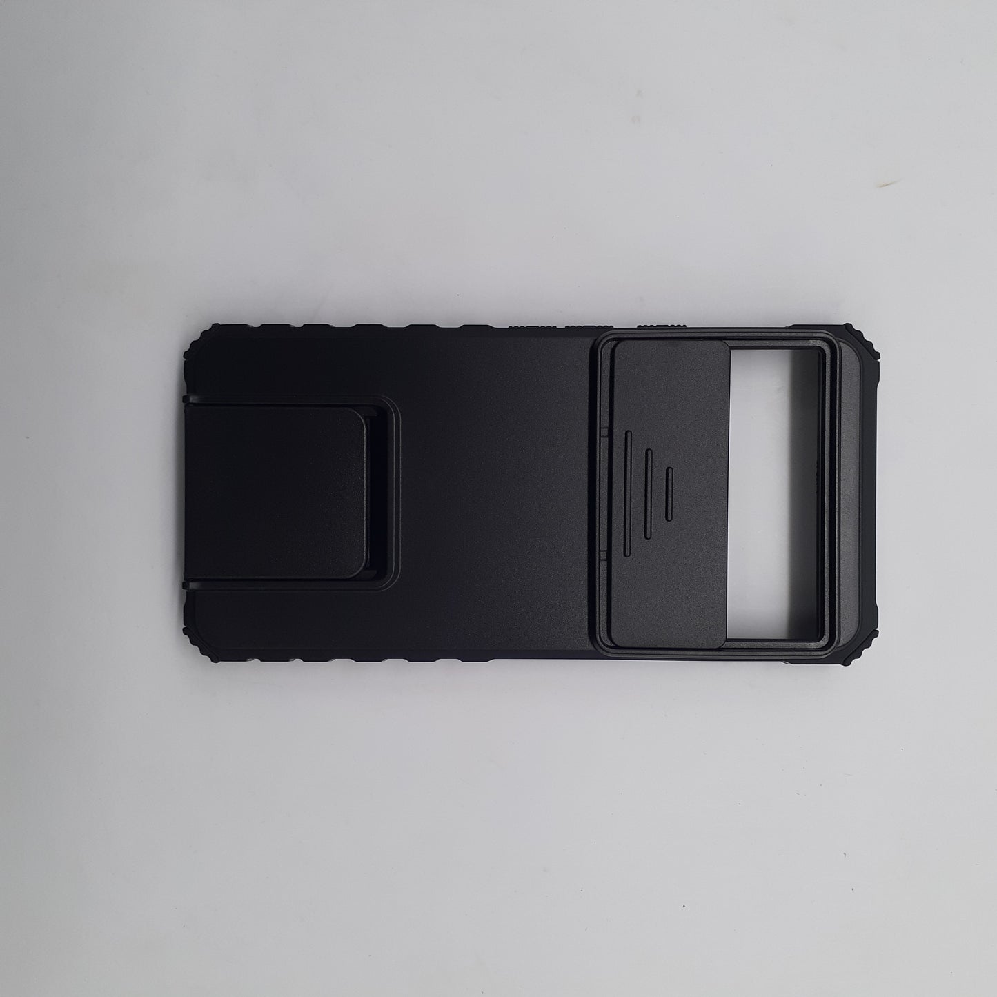 Google Pixel 8 Heavy Duty Shockproof Case with Slide Camera Lens Cover and Integrated Kickstand/Stand for Hands-Free Viewing