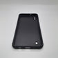 Samsung A10 Carbon Fiber texture Hard Rubber armour back cover shock-porof case