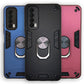 Huawei Y7A Hard PC Case with ring holder Shockproof Slim back Cover