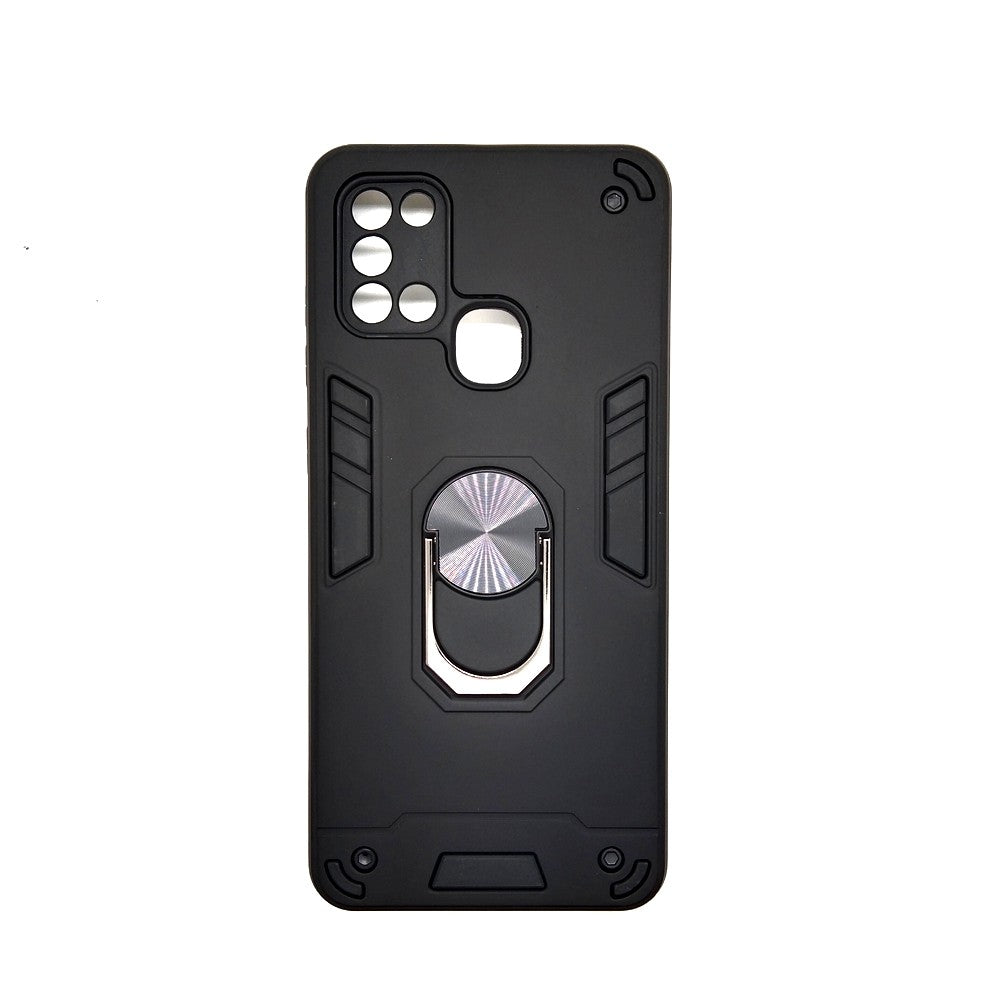 Samsung A21s Hard PC Case with ring holder Shockproof Slim back Cover