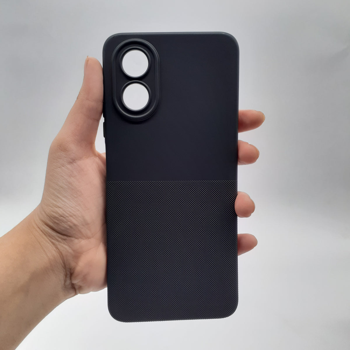 OPPO A38 Premium Soft TPU Back Cover – Slim Silicone Shock Resistant Case with Raised Camera Protection