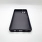 Samsung A12 Carbon Fiber texture Hard Rubber armour back cover shock-porof case