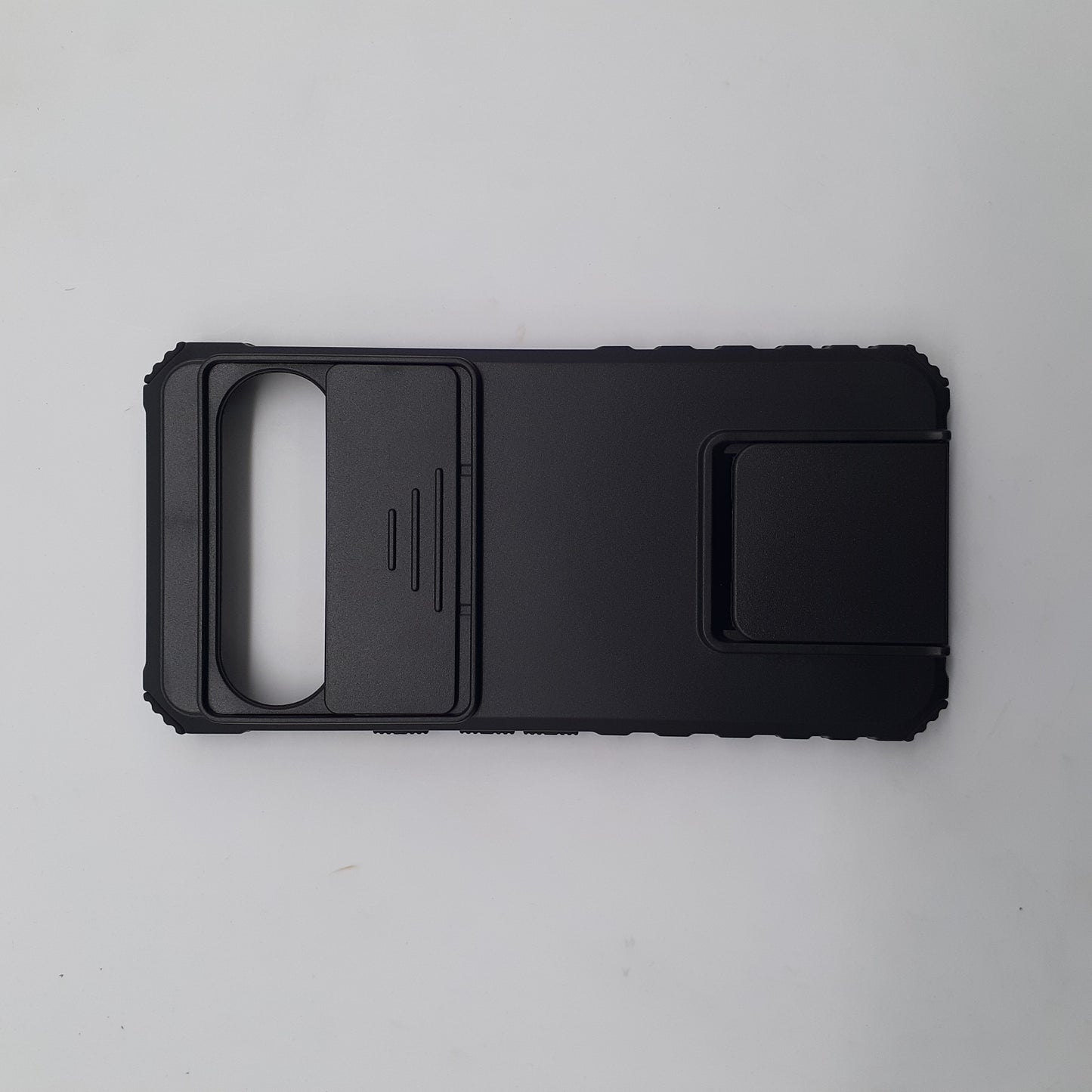 Google Pixel 9 Heavy Duty Shockproof Case with Sliding Camera Lens Protector and Integrated Kickstand for Ultimate Viewing and Protection