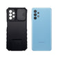 Samsung A32 5G Heavy Duty Shockproof Case with Slide Camera Cover and Integrated Kickstand for Hands-Free Viewing
