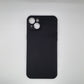 iPhone 15 Plus Carbon Fiber texture Hard Rubber armour back cover shock-porof case