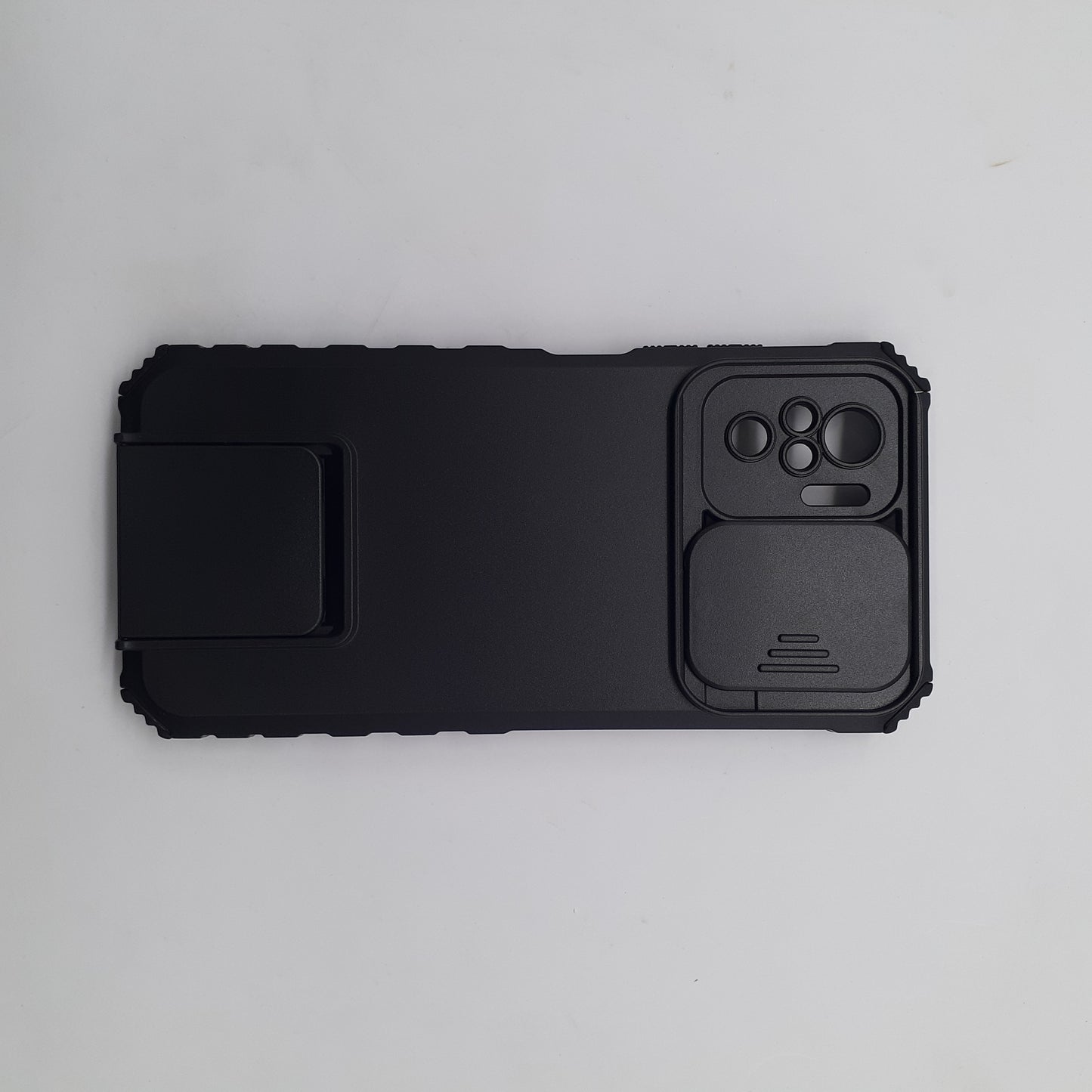 Redmi Note 10 Case with Camera Slide Cover and Built-in Kickstand, Heavy Duty Shockproof Protective Cover for Enhanced Privacy and Hands-Free Viewing