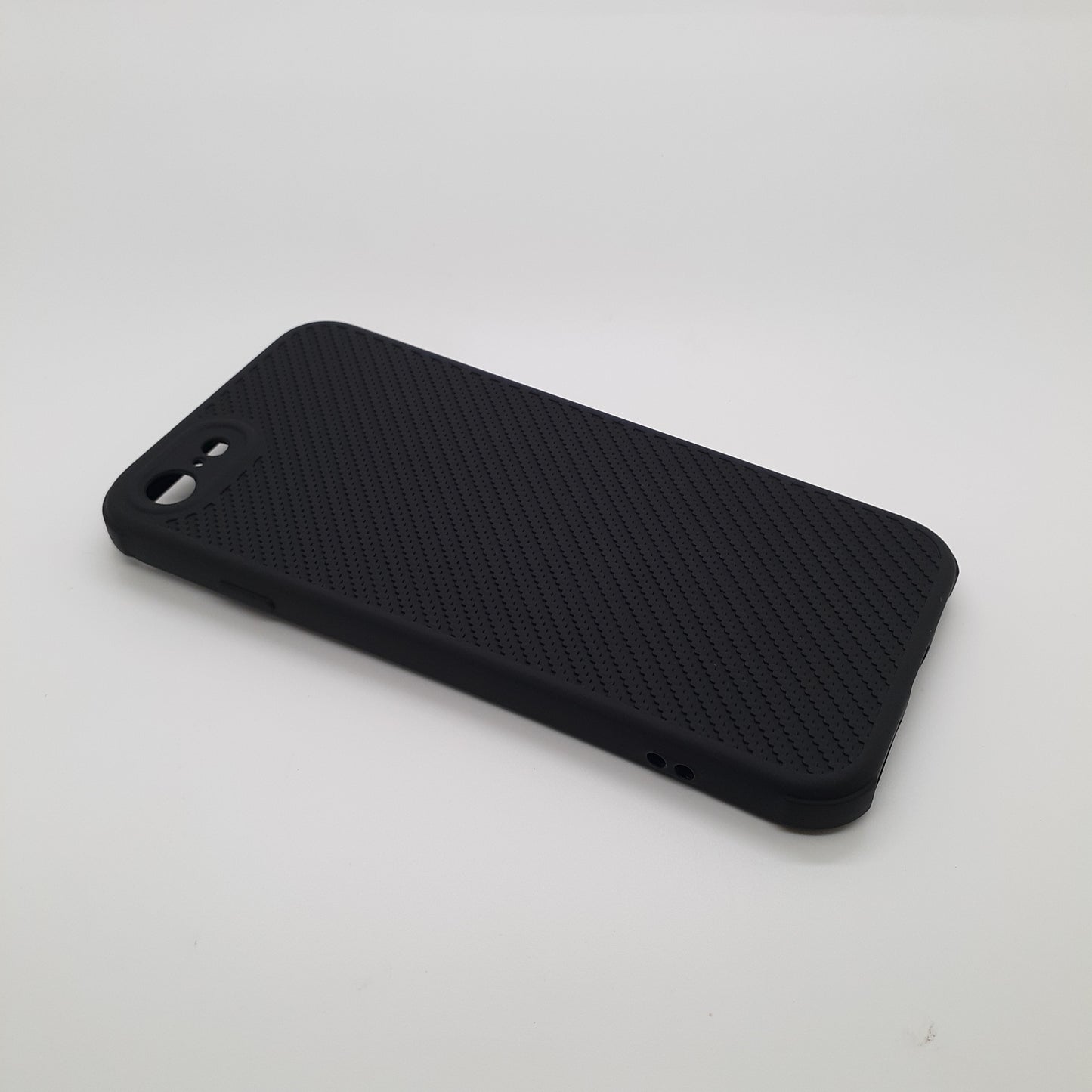 iPhone 7 Carbon Fiber texture Hard Rubber armour back cover shock-porof case
