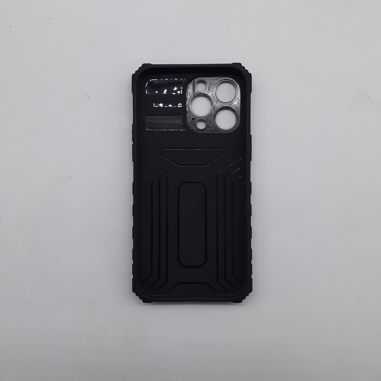 iPhone 14 Pro Max Case with Slide Camera Cover, Heavy Duty Shockproof Bumper, and Built-in Kickstand for Magnetic Car Mount Holder
