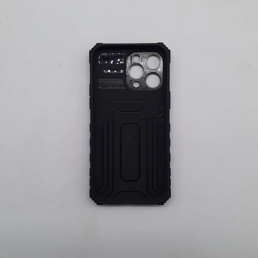 iPhone 14 Pro Max Case with Slide Camera Cover, Heavy Duty Shockproof Bumper, and Built-in Kickstand for Magnetic Car Mount Holder