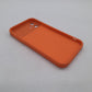 iPhone 11 Orange Back Case - Slim Fit Protective Silicone Phone Cover
