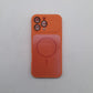 iPhone 16 Pro Max Orange Back Case - Slim Fit Protective Silicone Phone Cover