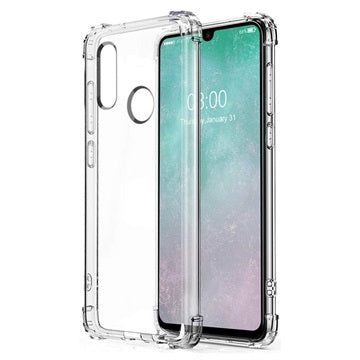 AntiShock Clear Back Cover Soft Silicone TPU Bumper case for Huawei P30 Lite