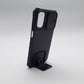 Motorola Moto G22 Case, Heavy Duty Shockproof Cover with Sliding Camera Lens Protector and Integrated Kickstand for Hands-Free Viewing