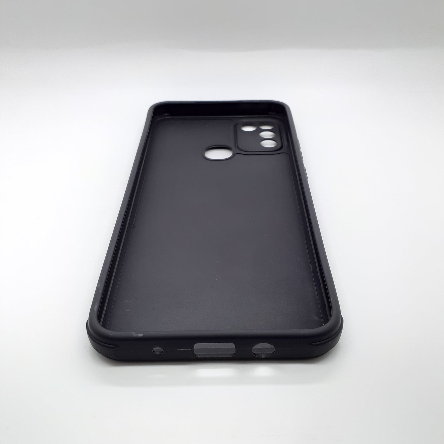 infinix Hot 10 Play Carbon Fiber texture Hard Rubber armour back cover shock-porof case