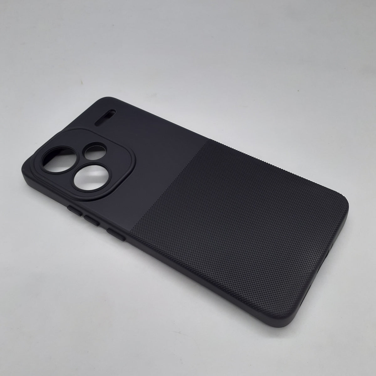 Redmi Note 13 Pro Plus Shockproof Silicone Case – Slim TPU Protective Back Cover with Raised Camera & Screen Guard