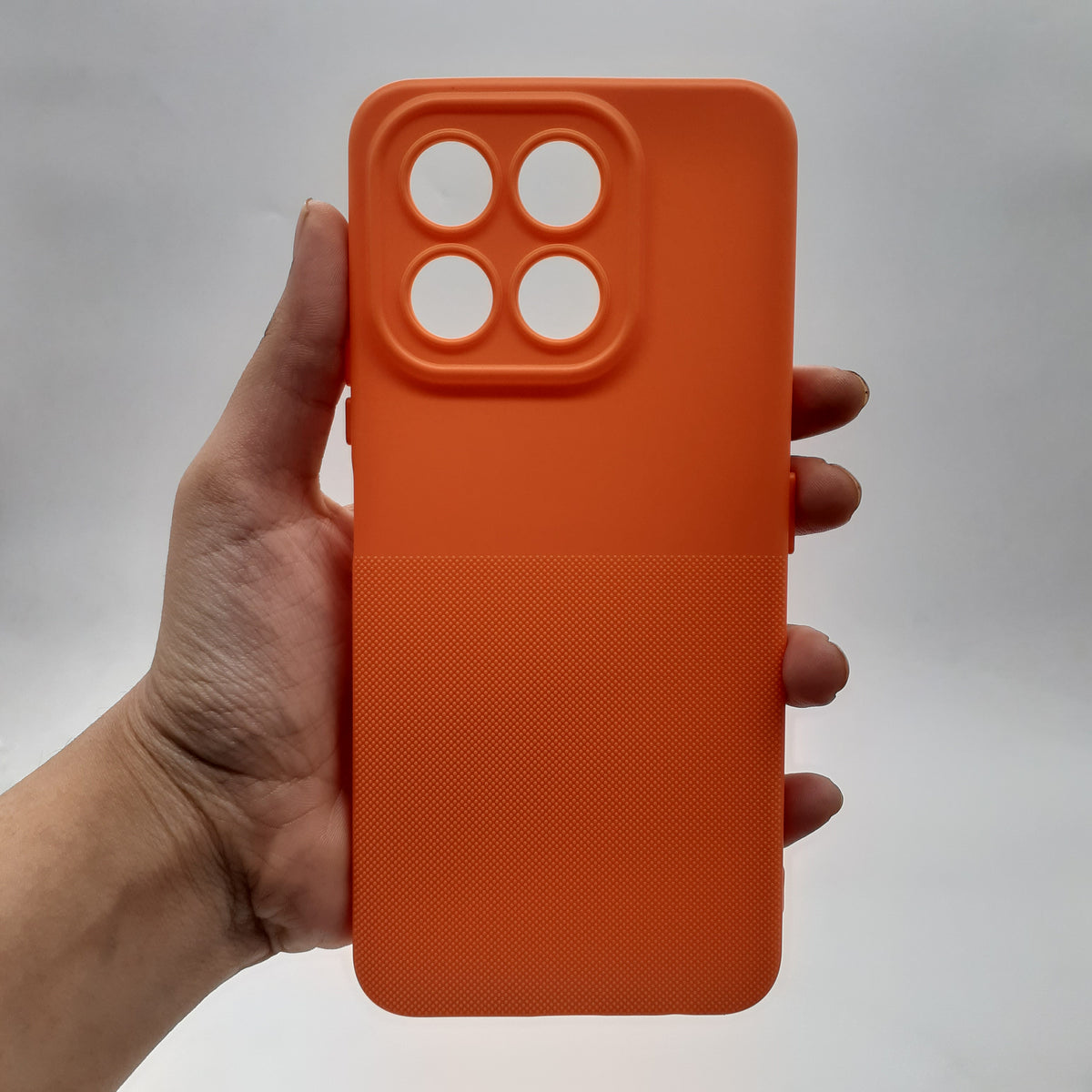 HONOR X6C Slim Silicone Protective Case – Shockproof TPU Back Cover with Comfortable Non-Slip Grip
