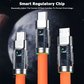 3-in-1 Fast Charging 6A 120W USB Type-C Cable – Multi USB A to Type-C, Micro USB & Lightning Charger Cord for iPhone, Samsung, Huawei, Xiaomi – Durable OD6.0 Braided Data Sync Cable