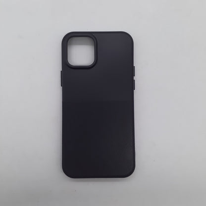 iPhone 12 Soft Silicone Protective Back Cover – Slim Shockproof TPU Case with Anti-Slip Grip & Raised Screen Edges