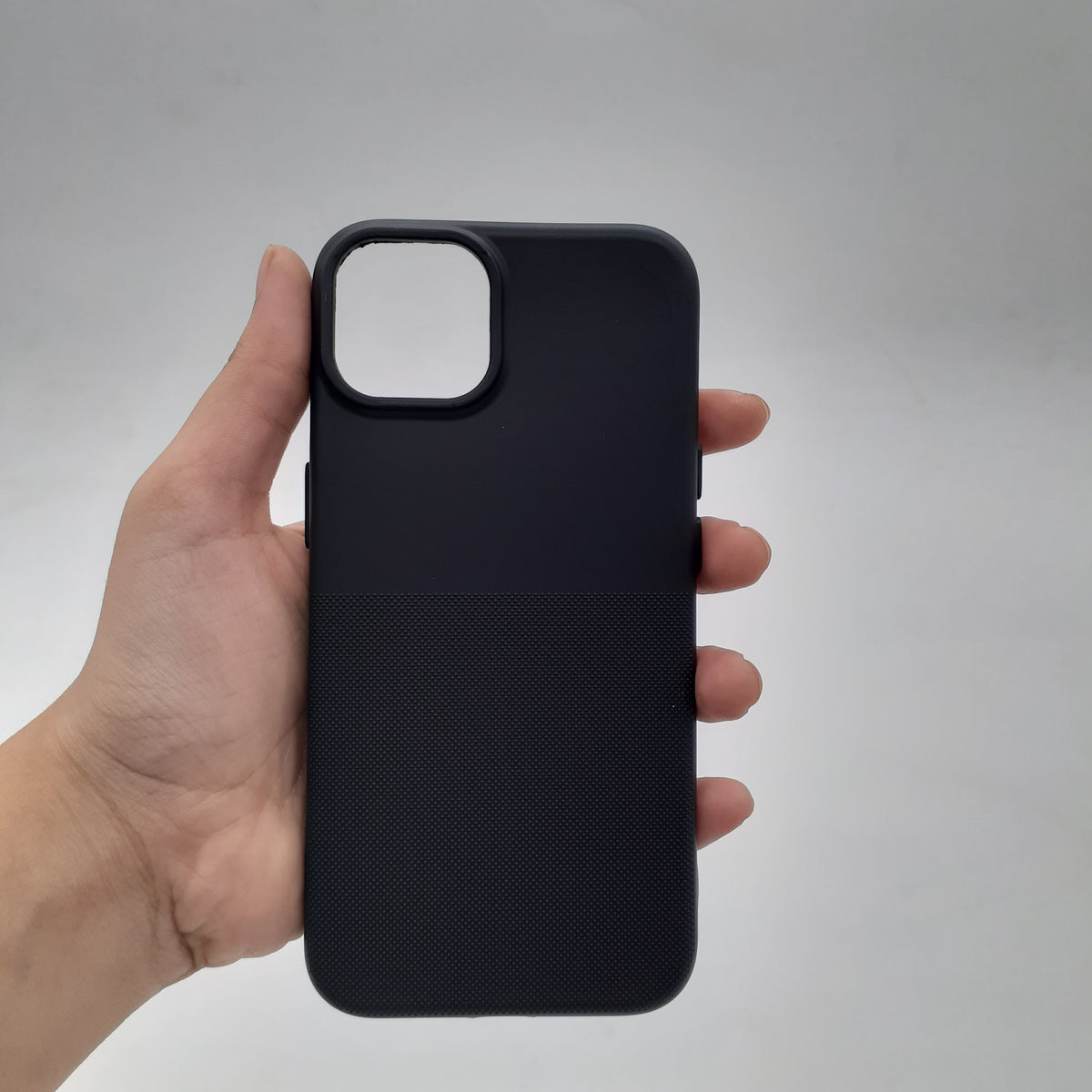 iPhone 14 Slim Silicone Protective Case – Shock Absorbing TPU Back Cover with Raised Camera & Screen Protection