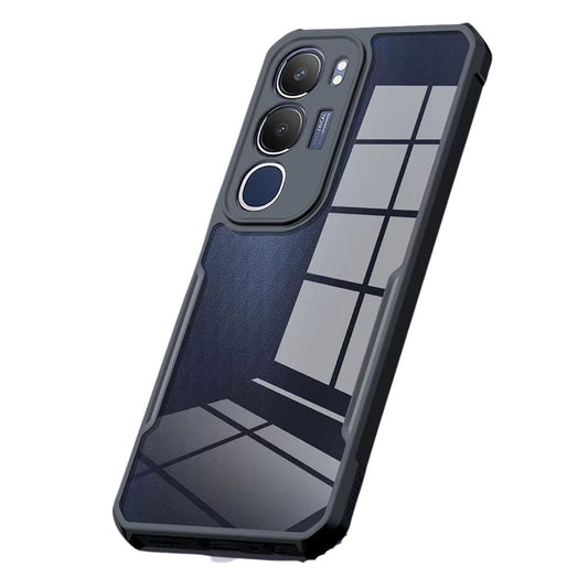 Vivo Y19s case Matte Black Back Cover Soft Silicone TPU Bumper case