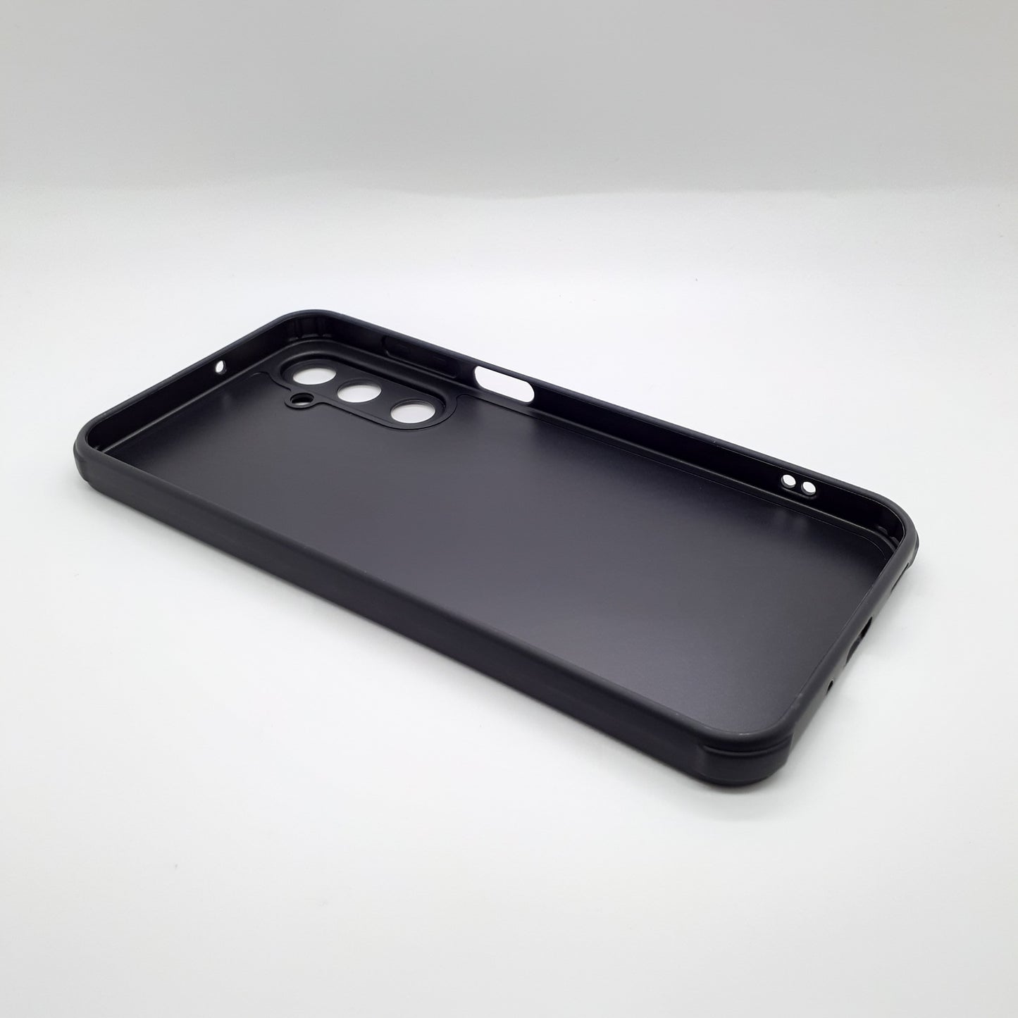 Samsung M16 Carbon Fiber texture Hard Rubber armour back cover shock-porof case